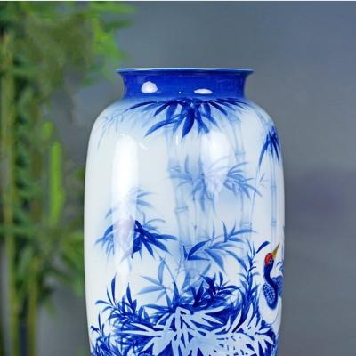 BÌNH HẠC CHÀM VẼ TAY THỦ CÔNG